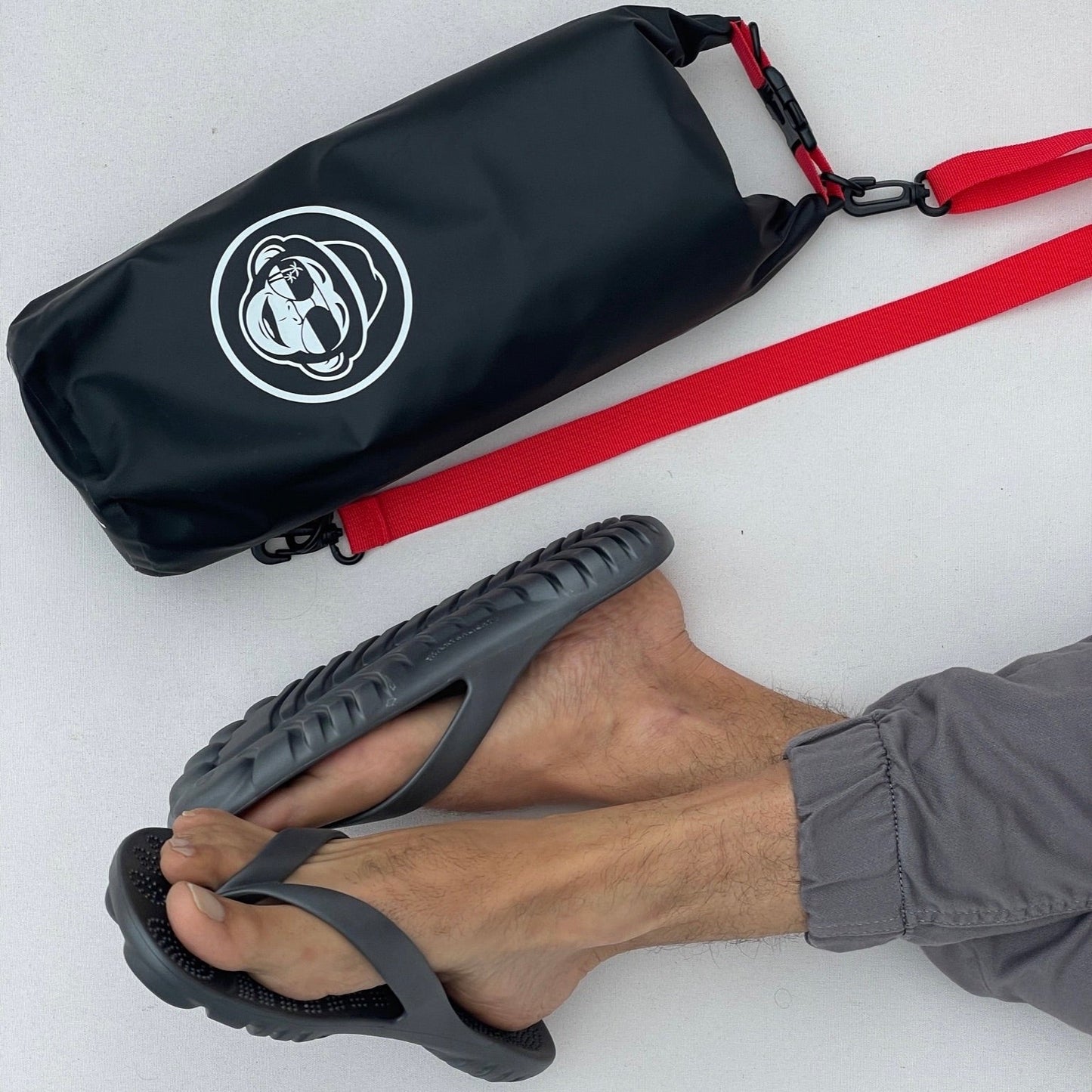 Night Platinum Flip-Flops + Drybag