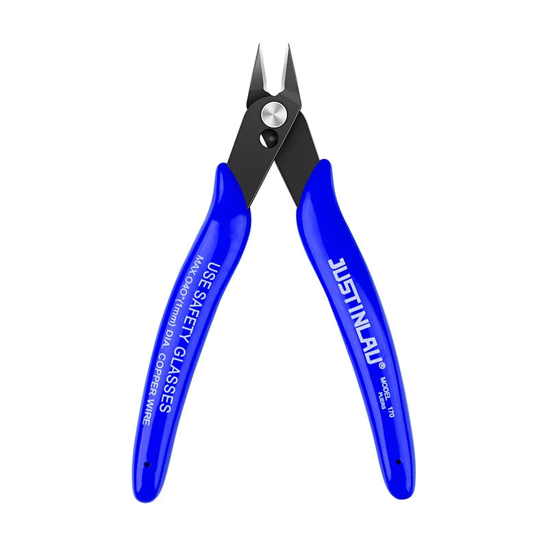 Diagonal Carbon Steel Wire Cutters - Side Snips & Flush Pliers