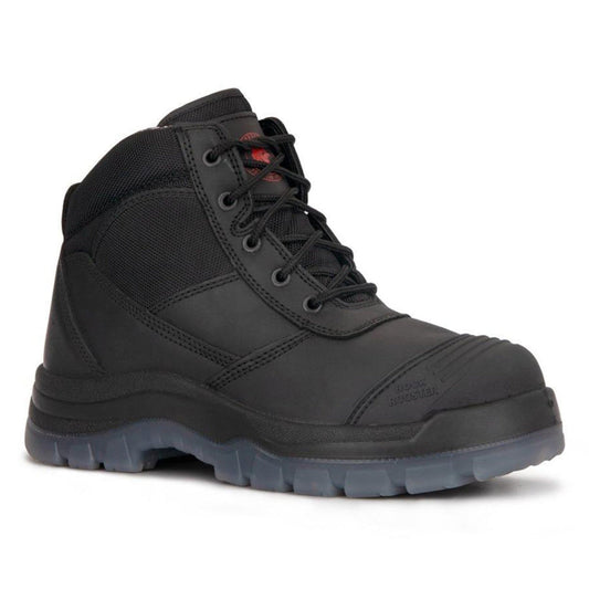 ROCKROOSTER Men's Steel Toe Work Boots - Durable, Antistatic, and All-Day Comfort