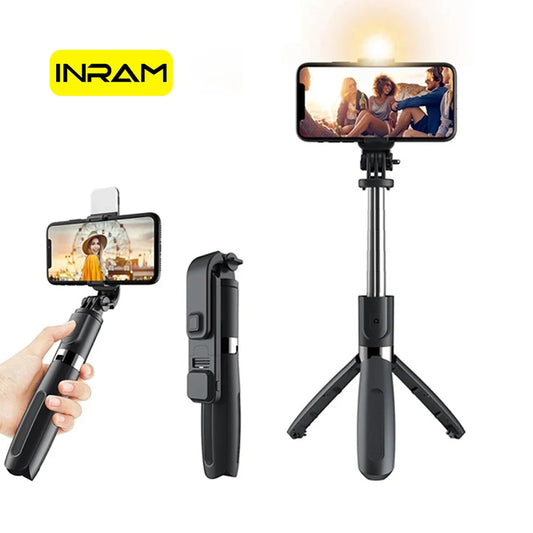 L02s Wireless Bluetooth Gimbal Stabilizer & Selfie Stick Tripod with Fill Light for iPhone