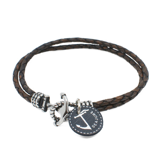 Braided Leather Miyako Bracelet