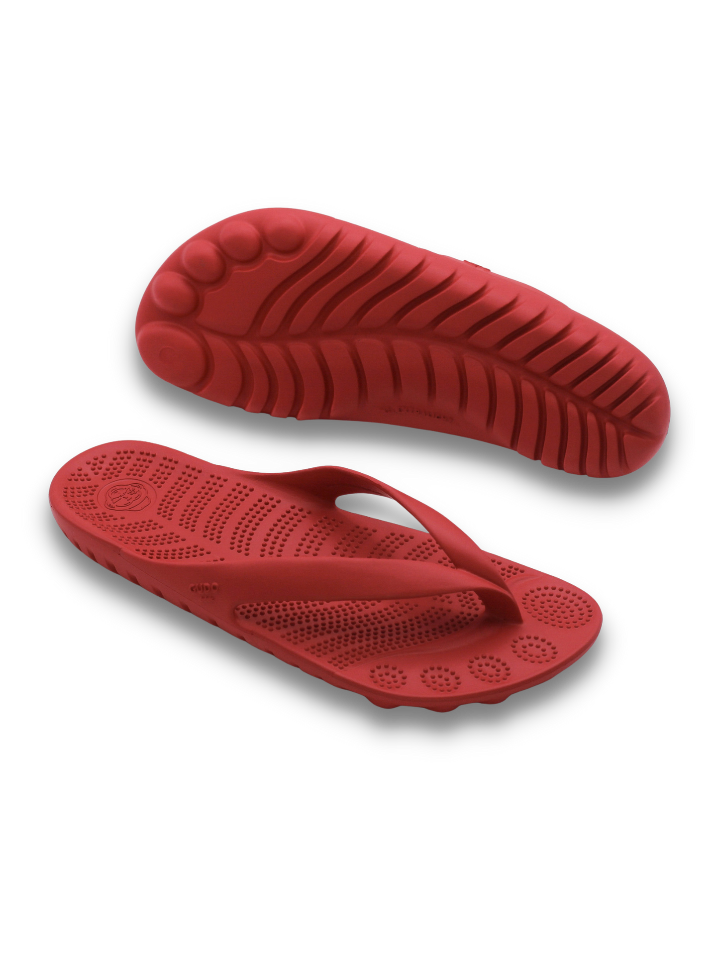 Fire Red Flip-Flops