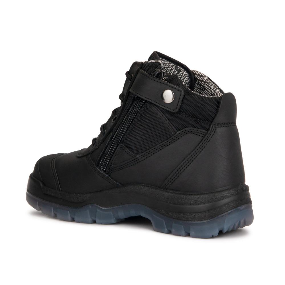 ROCKROOSTER Men's Steel Toe Work Boots - Durable, Antistatic, and All-Day Comfort