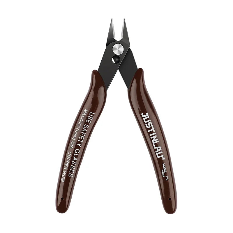 Diagonal Carbon Steel Wire Cutters - Side Snips & Flush Pliers