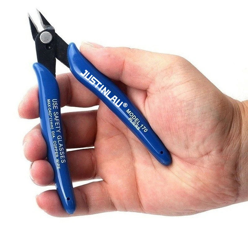 Diagonal Carbon Steel Wire Cutters - Side Snips & Flush Pliers