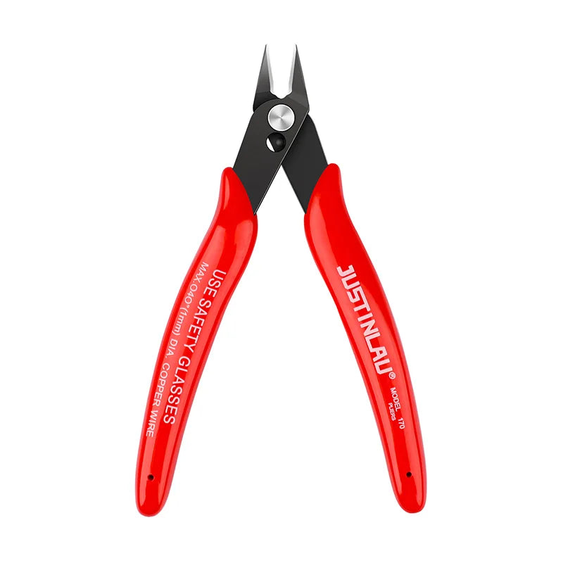 Diagonal Carbon Steel Wire Cutters - Side Snips & Flush Pliers