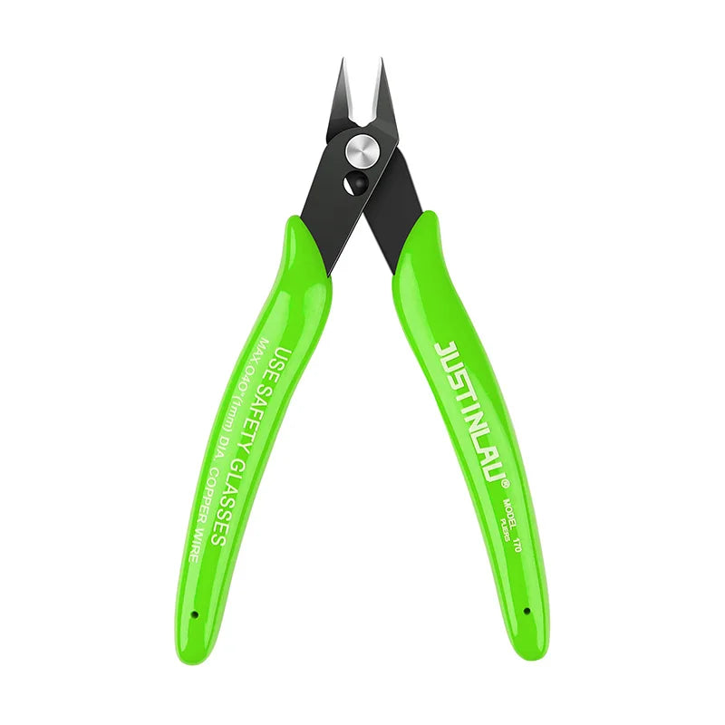 Diagonal Carbon Steel Wire Cutters - Side Snips & Flush Pliers